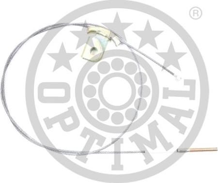 OPTIMAL HK-3589 - Трос, гальмівна система autocars.com.ua