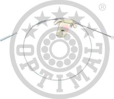OPTIMAL HK-3590 - Трос, гальмівна система autocars.com.ua