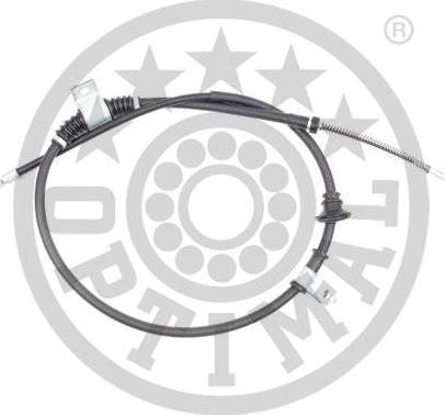 OPTIMAL HK-3974 - Трос, гальмівна система autocars.com.ua