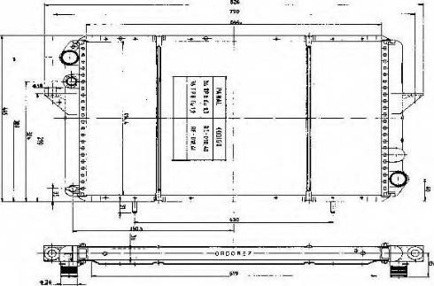 Ordonez 1020121809 - Радіатор, охолодження двигуна autocars.com.ua