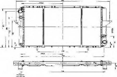 Ordonez 1020138809 - Радіатор, охолодження двигуна autocars.com.ua