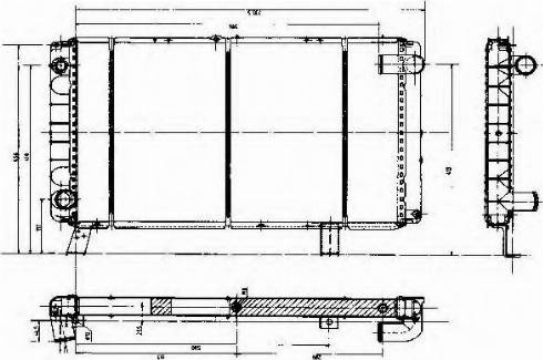 Ordonez 1020279806 - Радіатор, охолодження двигуна autocars.com.ua