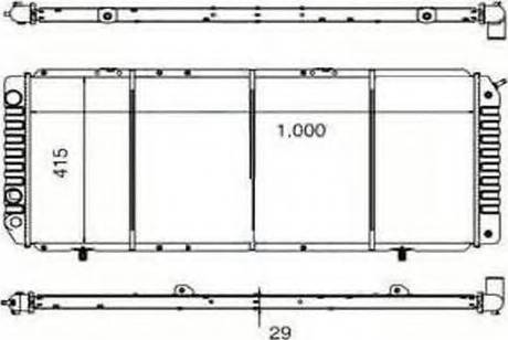 Ordonez 2060262 - Радіатор, охолодження двигуна autocars.com.ua