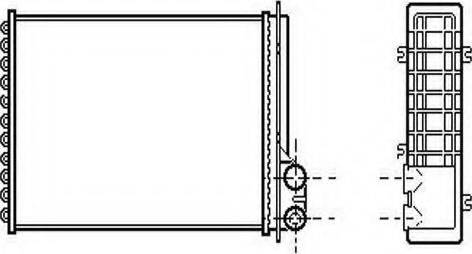 Ordonez 2061934 - Теплообмінник, опалення салону autocars.com.ua