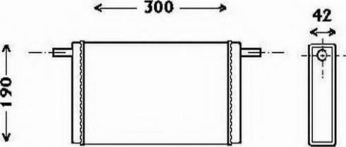 Ordonez 2061936 - Теплообмінник, опалення салону autocars.com.ua