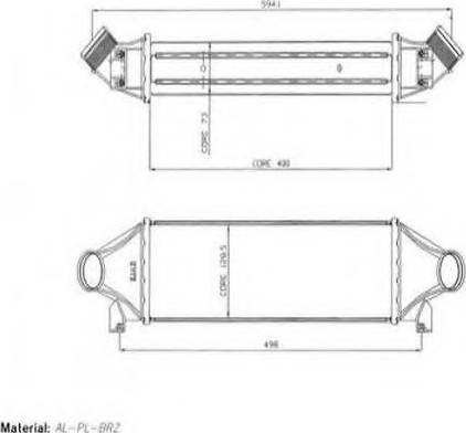 Ordonez 2062043 - Интеркулер autocars.com.ua