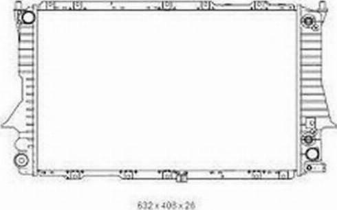 Ordonez 2065067 - Радіатор, охолодження двигуна autocars.com.ua