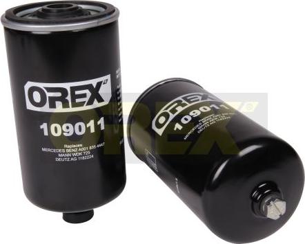 Orex 109011 - Паливний фільтр autocars.com.ua