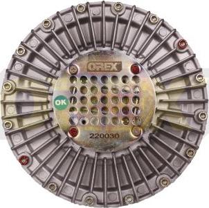 Orex 220030 - Зчеплення, вентилятор радіатора autocars.com.ua
