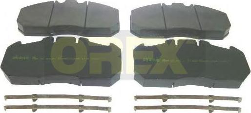 Orex 242011 - Гальмівні колодки, дискові гальма autocars.com.ua