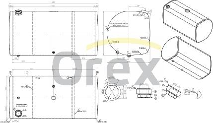 Orex 347007 - Паливний бак autocars.com.ua