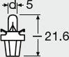 Osram 2752MF - Лампа розжарювання, освітлення щитка приладів autocars.com.ua