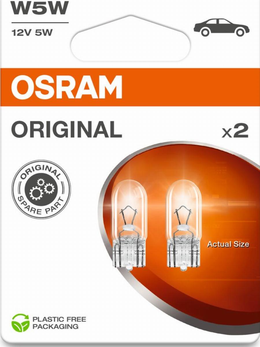 OSRAM 2825-2BL - Лампа розжарювання, ліхтар покажчика повороту autocars.com.ua