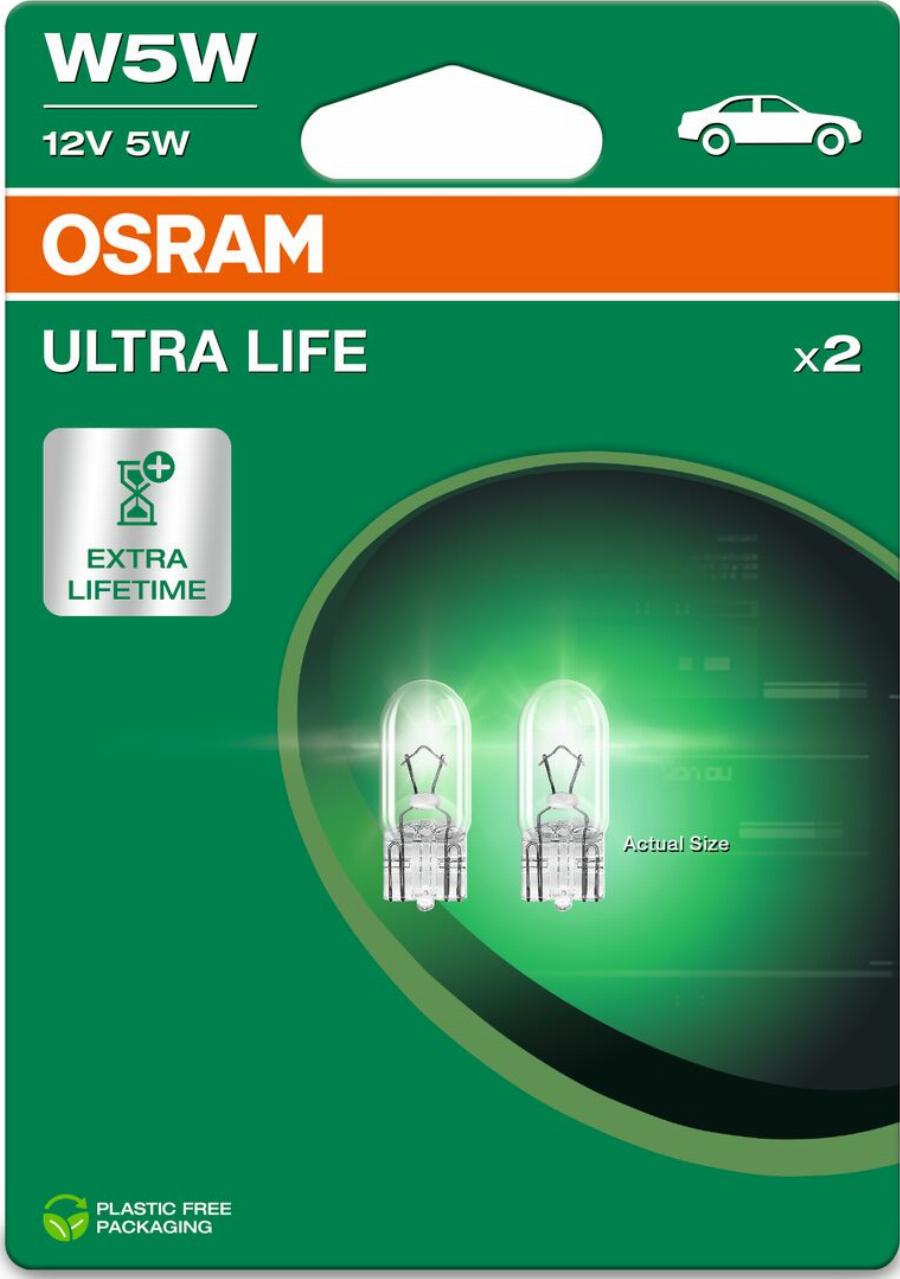 OSRAM 2825ULT-2BL - Лампа розжарювання, ліхтар покажчика повороту autocars.com.ua