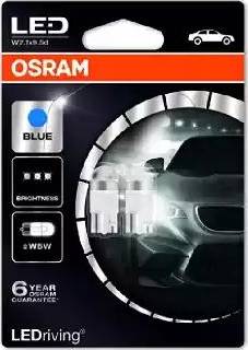 Osram 2850BL-02B - Лампа, вхідний освітлення autocars.com.ua