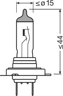 Osram 64215TSP - Лампа накаливания, фара дальнего света avtokuzovplus.com.ua