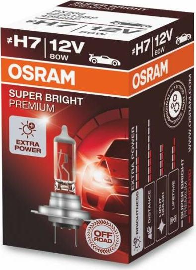 Osram 62261SBP - Лампа розжарювання, фара дальнього світла autocars.com.ua