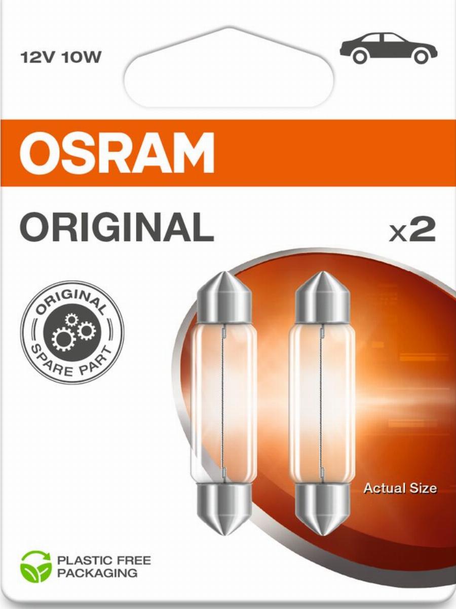 OSRAM 6411-2BL - Лампа розжарювання, Освітлення салону autocars.com.ua