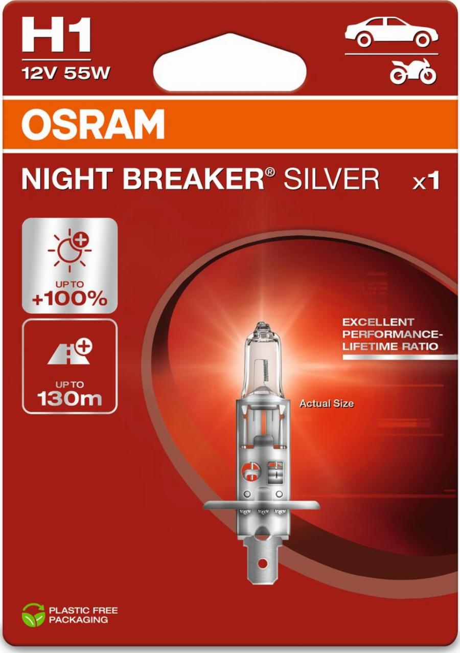 OSRAM 64150NBS-1BL - Лампа розжарювання, фара дальнього світла autocars.com.ua