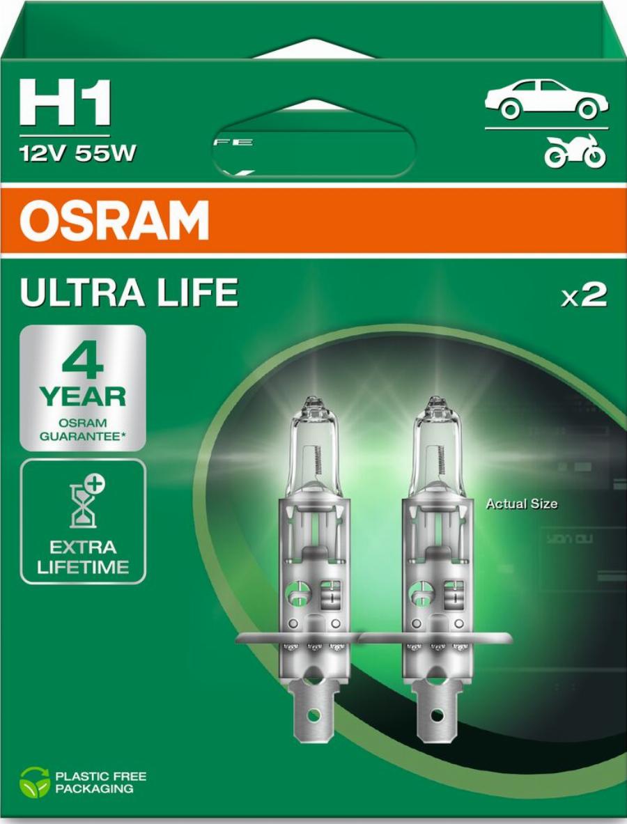 OSRAM 64150ULT-2HB - Лампа розжарювання, фара дальнього світла autocars.com.ua