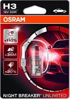 Osram 64151NBU-01B - Лампа розжарювання, фара дальнього світла autocars.com.ua