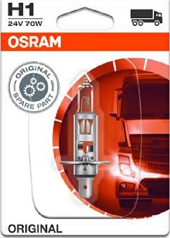 Osram 64155-01B - Автолампа Osram H1 24V 70W P14.5S autocars.com.ua