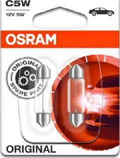 Osram 6418-02B - Лампа розжарювання, ліхтар освітлення номерного знака autocars.com.ua