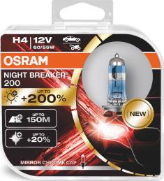 Osram 64193NB200-HCB - Автолампа Osram Night Breaker 200H4 12V 60-55W P43t autocars.com.ua