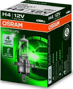 Osram 64193ULT - Лампа фарна H4 12V 60-55W P43t ULTRA LIFE вир-во OSRAM autocars.com.ua