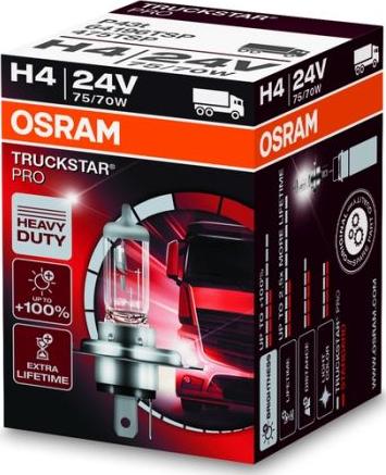 OSRAM 64196TSP - Лампа розжарювання, фара дальнього світла autocars.com.ua