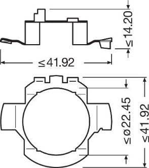 Osram 64210DA01 - Патрон лампи, основна фара autocars.com.ua