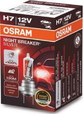 Osram 64210NBS - Лампа фарна H7 12V 55W PX26d NIGHT BREAKER SILVER 100 вир-во OSRAM autocars.com.ua