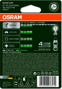 Osram 64210ULT-01B - Лампа накаливания, фара дальнего света avtokuzovplus.com.ua
