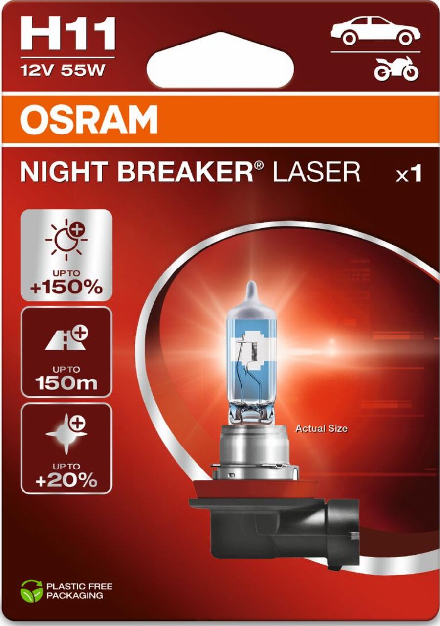 OSRAM 64211NL-1BL - Лампа розжарювання, фара дальнього світла autocars.com.ua