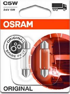 Osram 642302B - Лампа розжарювання, ліхтар освітлення номерного знака autocars.com.ua