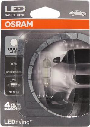 OSRAM 6431CW-01B - Лампа розжарювання, Освітлення салону autocars.com.ua