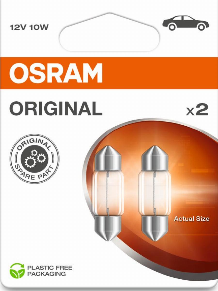 OSRAM 6438-2BL - Лампа розжарювання, Освітлення салону autocars.com.ua