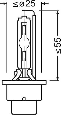 Osram 66240-1SCB - Лампа накаливания, фара дальнего света avtokuzovplus.com.ua