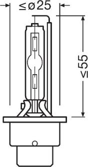 Osram 66240CBN-HCB - Лампа накаливания, фара дальнего света avtokuzovplus.com.ua