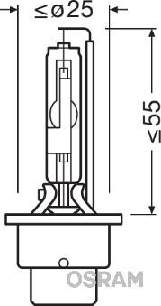 Osram 66250CBI - Лампа накаливания, фара дальнего света autodnr.net