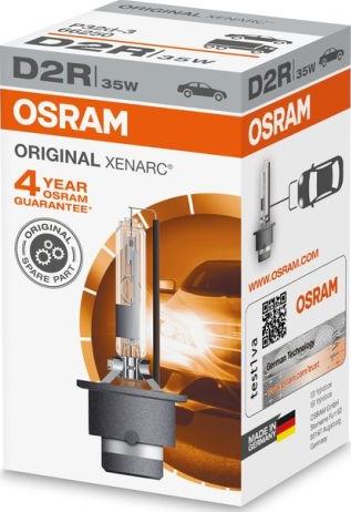 Osram 66250XENARC - Лампа розжарювання, фара дальнього світла autocars.com.ua