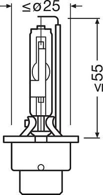 Osram 66440-1SCB - Лампа розжарювання, фара дальнього світла autocars.com.ua