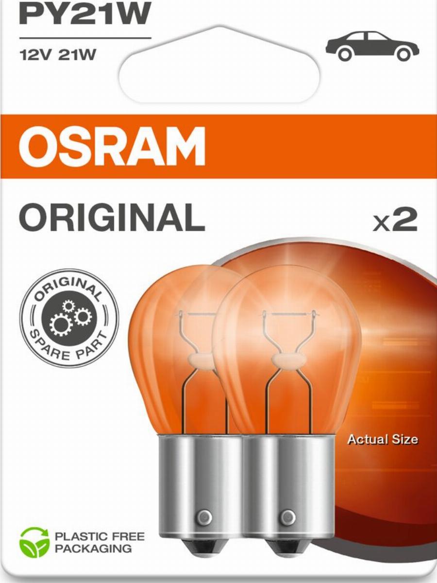 OSRAM 7507-2BL - Лампа розжарювання, ліхтар покажчика повороту autocars.com.ua