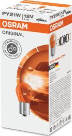 Osram 7507 - PY21W 12V желтая на повороты autocars.com.ua