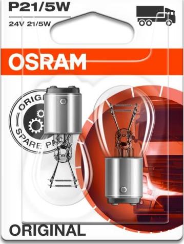 OSRAM 7537-02B - Лампа розжарювання, ліхтар покажчика повороту autocars.com.ua