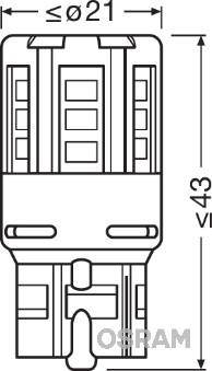 Osram 7705R-02B - Лампа накаливания avtokuzovplus.com.ua