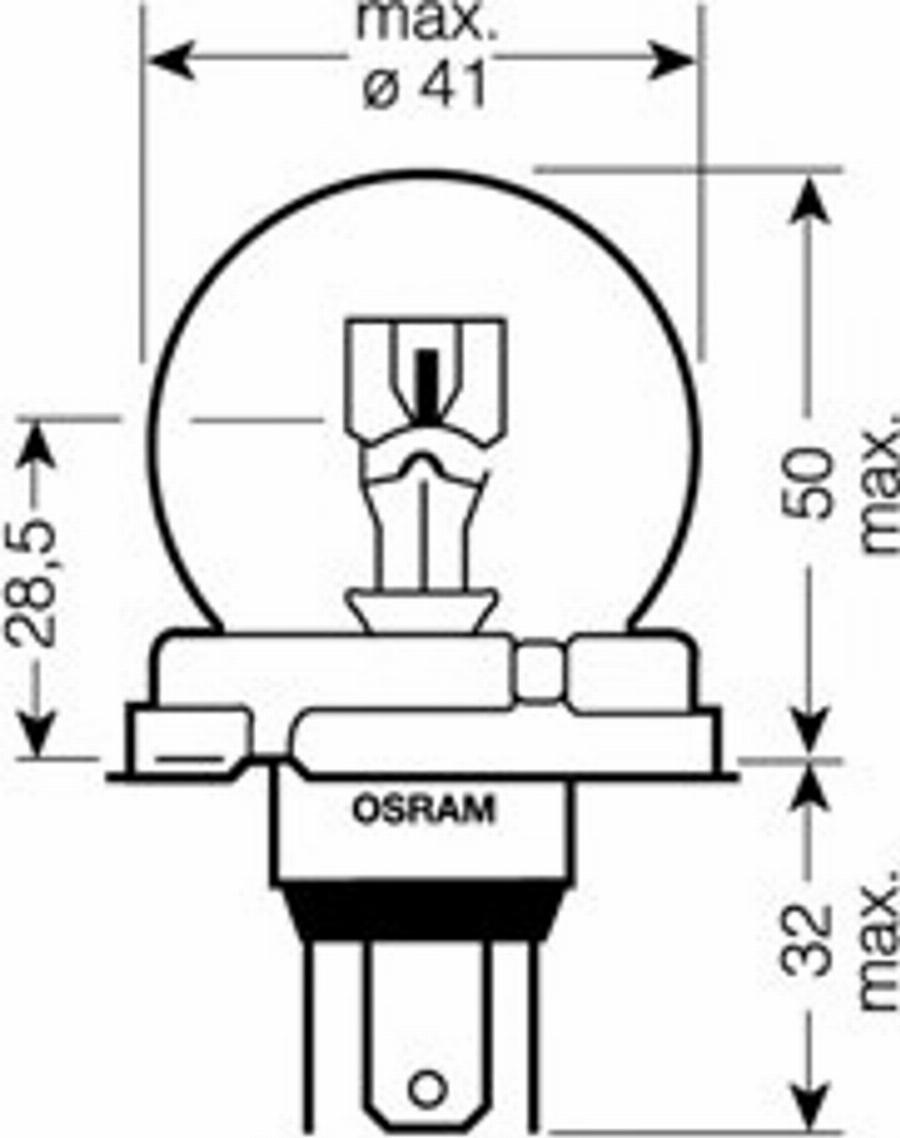 Osram 7952 - Лампа накаливания, основная фара autodnr.net