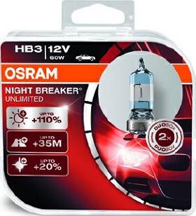 Osram 9005NBU-HCB - Комплект ламп HB3  12V 60W Night Breaker Unlimited 110 autocars.com.ua