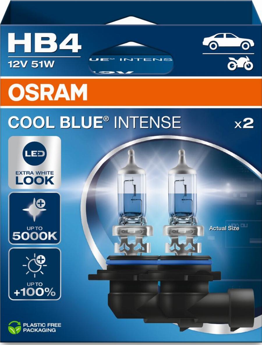 OSRAM 9006CBN-2HB - Лампа розжарювання, фара дальнього світла autocars.com.ua