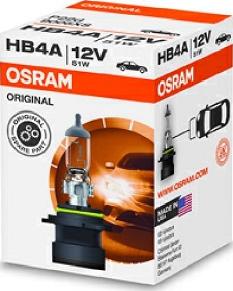 Osram 9006XS - Лампа розжарювання, фара дальнього світла autocars.com.ua